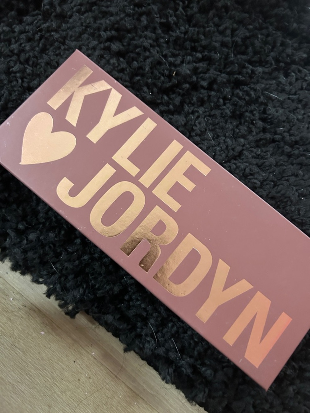 KYLIE JORDYN Eyeshadow Palette - Mauve Rose with Rose Gold Logo